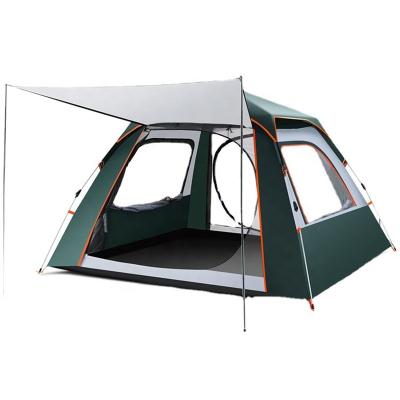 China UV-Resistant Material Automatic Tent 5-8 People Thick Rainproof PU Camping Tent for sale