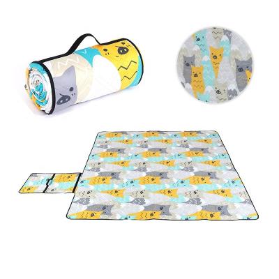 China Durable Lightweight Outdoor Aluminum Film Wholesale Picnic Cloth Camping Waterproof Mat for sale