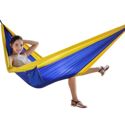 China Factory direct outdoor durable parachute fabric double hammock wholesale for sale