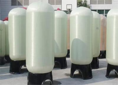 China Corrosion Resistance Fiberglass Water Tank , Pureline FRP Pressure Tank Cylindrical for sale