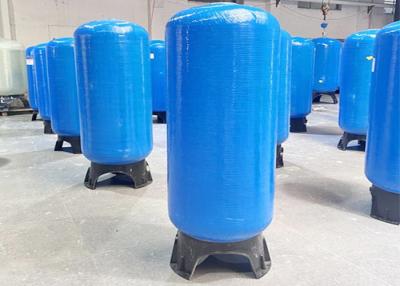 China Cylindrical Shape Fiberglass Storage Tank For Water Treatment Above Ground Install for sale