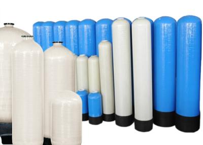 China Cylindrical Fiberglass FRP Water Treatment Tank , Water Pureline Vessel OEM for sale