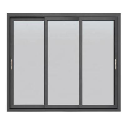 China Aluminum Folding Screen Door And Interior Sliding Window Windows With Frame And Tempered Glass for sale