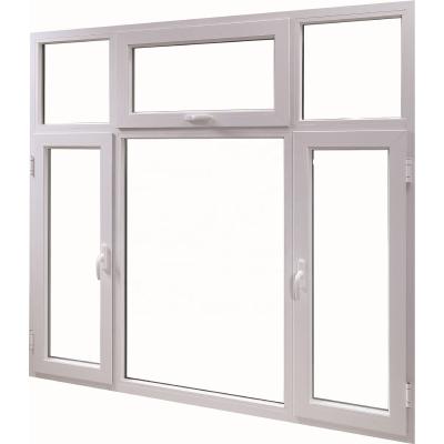 China Magnetic screen upvc/ pvc swing window vinyl windows cheap plastic glass price philippines for sale