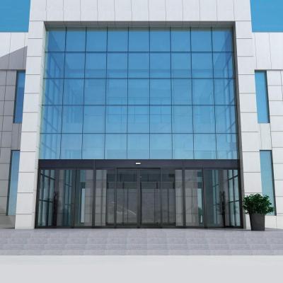 China Modern Fashion Design Low-E Glass Curtain Walls Building Double Glazed Glass Curtain In Facades for sale