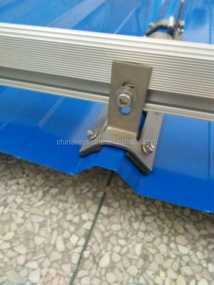 China Commercial/Residential Tin Roof Bracket For PV Solar Panel Mounting System/Corrugated Steel Roof Bracket/Solar Roof Panel Structure for sale