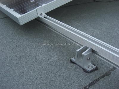 China Commercial Aluminum Solar Panel Bracket Adjustable Tilt Mounting System Used In Flat Roof for sale