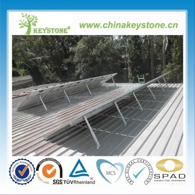 China Industrial Cheapest Solar Panel Mounting Racks For Pitched Tin Roof for sale