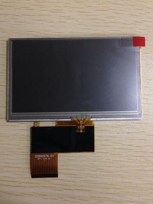 China Wide screen Chimei Innolux Grade A 4.3 inch with touch panel wide temperature LCD panel AT043TN24 V.7 for MP4/PMP for sale