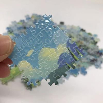 China Educational Toy Latest Unique Design Water Proof Durable Ocean Recycled Ocean Material Limit OBP Certificated Mini Size Plastic Puzzle for sale