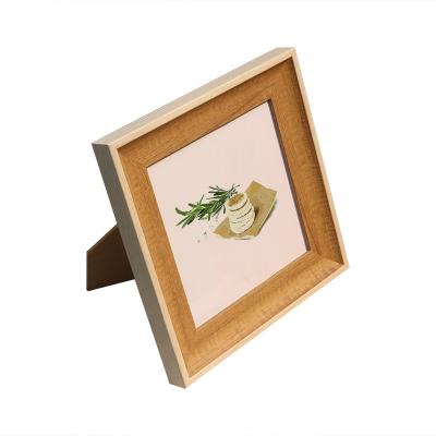 China Wholesale 8.26*11.7 Inch Baby Solid Wood Decor Eco-Friendly Natural Material Natural Material Picture Photo Frame For Wall Decor for sale