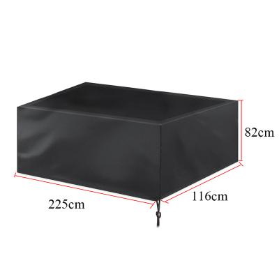 China Waterproof oxford black silver7/8/9ft pool table dust cover furniture cover for sale