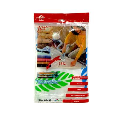 China Pattern Minimalist Colorful Printed Vacuum Bag 68x98cm for sale