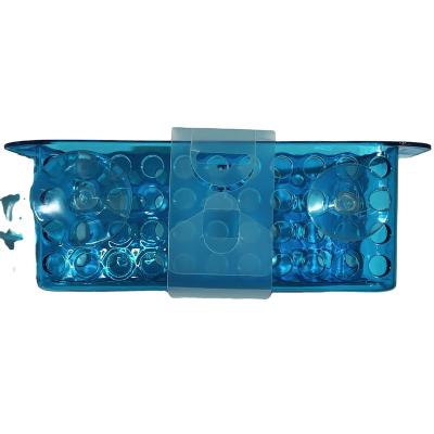 China Bathroom Special Strong Suction Cup Stocked Rectangular Bathroom Basket for sale