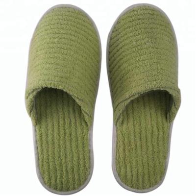 China Home Hotel Spa Yang Zhou Factory Support Guest Men Disposable Eva Slippers for sale