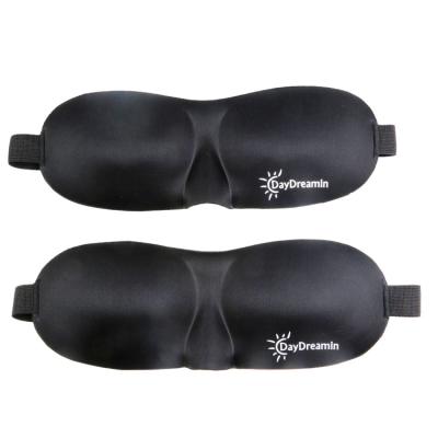 China Blocking Business Gift Promotion 3D Memory Foam Sleep Lightweight Eye Mask With Customized Logo for sale