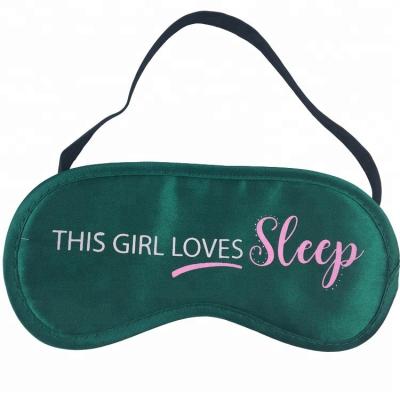 China Wholesale Custom Printed Anti-Puffiness Sleep Eye Mask For Travel for sale