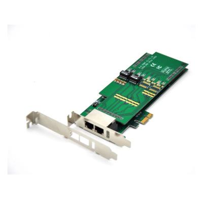 China As Digital IP PBX Server Command Voip Product Two Ports E1/T1/J1 TE220E 2U 4U Online Server Asterisk E1 Card for sale