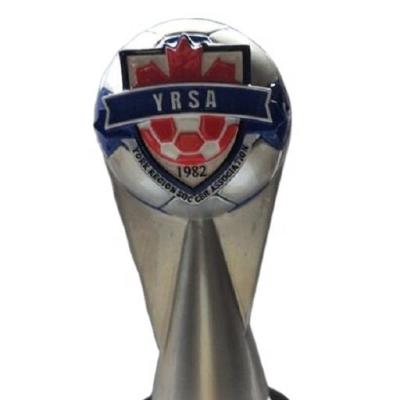 China Europe Customized Customizable Text Resin Football Trophy Soccer Mug For Gifts Souvenir for sale