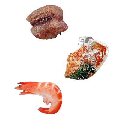 China Creative Cute Europe Resin Decoration Custom Fridge Magnets Home Kitchen Decorate Simulation Food Paste Fridge Magnetic Paste for sale