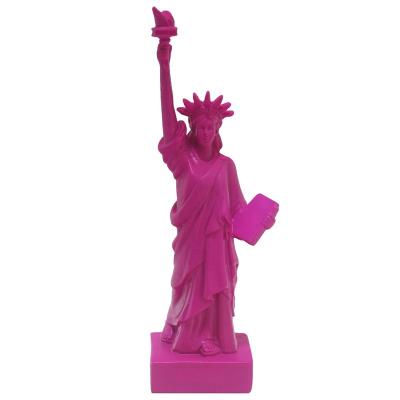 China America Pitaya color resin sculpture American classic figurine decor statue of small liberty home for sale