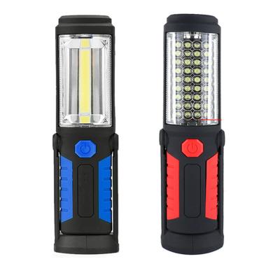 China COB Adjustable Portable Work Light LED Rechargeable Usb Working Lamp With Magnet And 36+5 Hook for sale