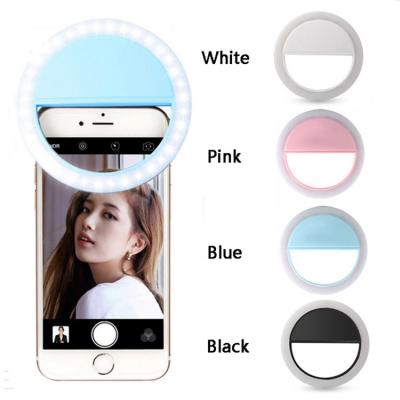 China Mini Hot Sale Selfie Beautifying Ring Filled Light Used For Mobile Phone Selfie Photography And Makeup Mirror for sale