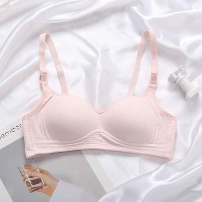 China FINETOO Cotton Bras QUICK DRY Women Amazon Lady Feminine Lady Bralette Lingerie Bras B Cup Small Breast Soft Wireless Bra Underwear for sale