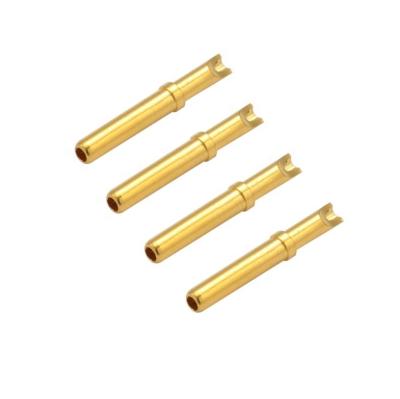 China High Precision CNC Copper Terminal 1mm 1.5mm 2mm 2.5mm 3mm Brass Electrical Socket Custom Pins for sale