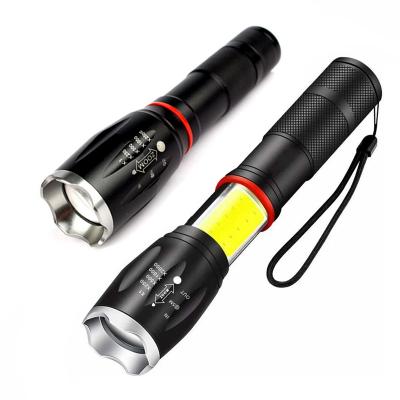 China Outdoor High Power Multi-Function Buzzing Flashlight Rechargeable Battery LED Outdoor Camping Rise Walking Tactical Telescopic Torch Other RV Repair for sale