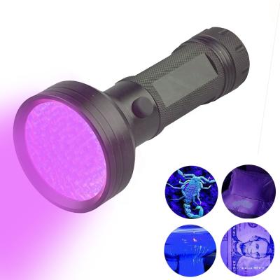 China find urine & Hot Sales 395nm 68LED Torch Body Fluids Flashlight Scorpion Pet Urine Dirt Silver Fluorescence Detector Hunter Finder Blacklight UV Torch for sale