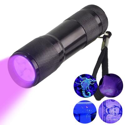 China find urine & UV Light 9LED Pocke Aluminum Ultraviolet Blacklight 395nm UV Flashlight Body Fluid Currency Detector Find Scorpion Urine and Physically for sale