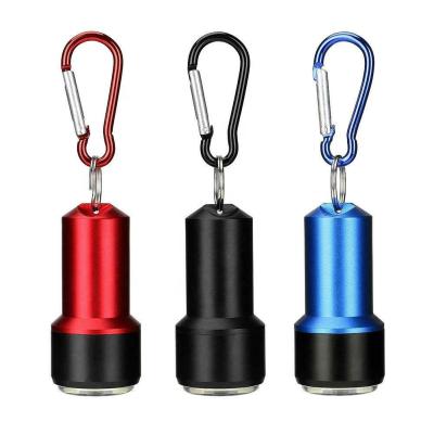 China Mini Pocket Torch Gift COB LED Light Emergency Key Chain Key Chain Led Flashlight With Carabineer Other Hike Gear for sale