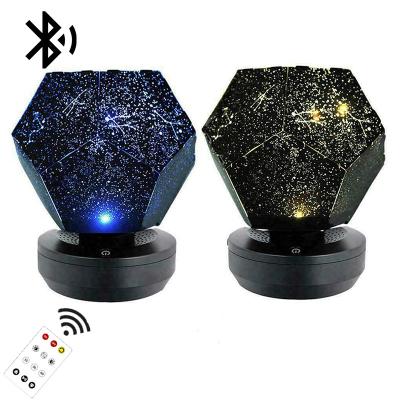 China Music industrial single remote automatic starry mode projector sky radio rotating starry night starry sky light for sale