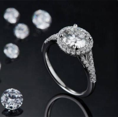 China Wholesale TRENDY 10K 14K moissanite jewelry wedding engagement moissanite diamond rings for sale