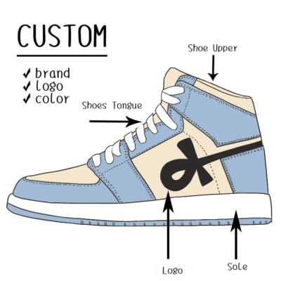 China High Quality CUSTOM Classic Brand Designer Retro Sports Shoes Round Shoes Design Basketball Shoes for sale