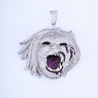 China Hiphop Guaranteed Quality Price Jewelry Suitable Lil Baby Icebox Icedout Hiphop Pendant for sale