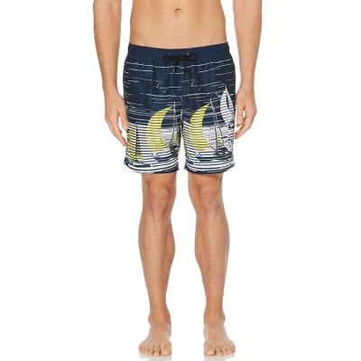 China Anti-Wrinkle Custom Shorts Quick Dry Mens Beach Graphic Swimming Shorts For Men for sale