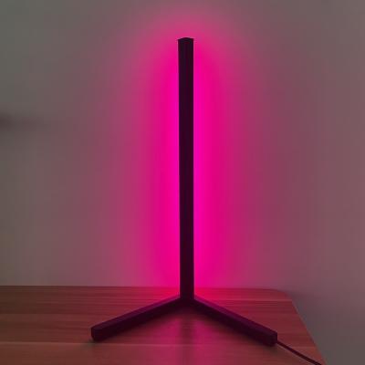 China Modern nordic colorful remote control dimmable led corner lighting home decor bar rgb lamp table light for sale