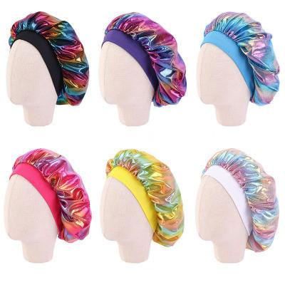 China Daily Wear Success Sleep Hat Baby Hair Hood Satin Sleep Hat For 2-8 Years Old Children JV849 for sale