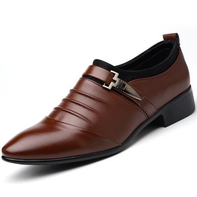 China Large Size Men's Shoes Leather Suit Shoes New Style Flat Men's Sports Shoes BG482 for sale