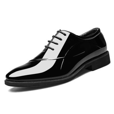 China Fashion Flat Point Toe Black Formal Wedding Shoes Comfortable Classic Business Shoes Men Stylish Shoes Y627 for sale