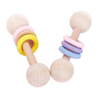 China For Fun Best Selling Educational Wooden Baby Teething Wooden Teether Toys JV008 for sale