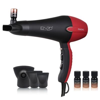 China ENZO 2023 Ionic Top Mode Hot Air Essential Oil Argon Essential Oil Salon Turbo Professional Custom Hair Blow Dryer for sale