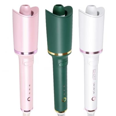 China Hotel ENZO 2023 New Design Customized Colors Temperature Adjustable Automatic Rotating Hair Curler Curling Iron for sale