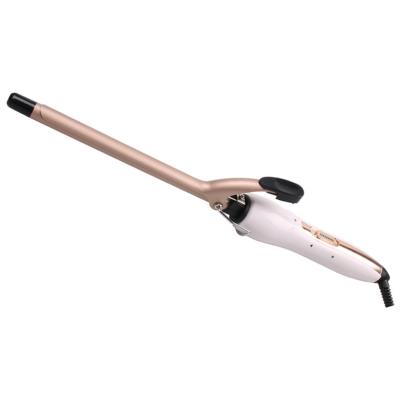 China ENZO Outdoor 2023 360 Degree Rotating Wire Hair Curler LCD Curling Iron Ceramic Ionic Hair Waver Hair Styling Tools for sale