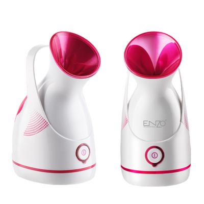 China Hot Selling ENZO 2023 Home Use Face Sauna DEEP CLEANING Electric Beauty Moisturizing Steam Facial Machine for sale