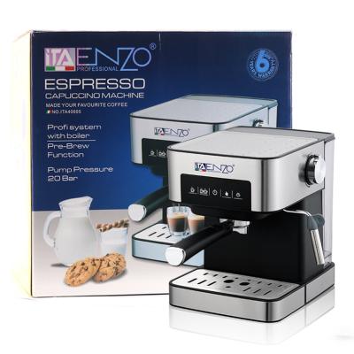 China Hotel ENZO Professional Home Stainless Steel Espresso Coffee Maker Full Automatic Pressure 20 Bar Touch Screen Coffee Machine for sale