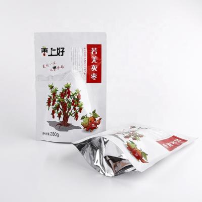 China Bolsas Plasticas Mylar Moisture Proof Plastic Zipper Lock Stand Up Pouch Food Package Bags For Dried Fruits for sale