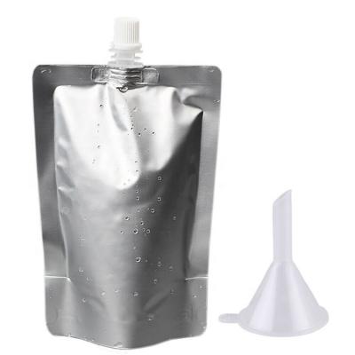 China Safety Aluminum Foil Plastic Liquid Refill Spout Bags For Beverage Juice Milk Liquid Storage for sale